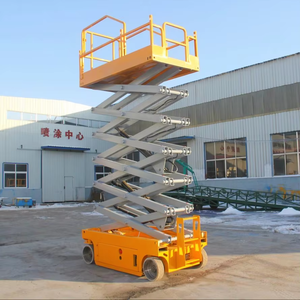 Mini máquina de elevación de Material de construcción de elevación autopropulsada de China 300Kg/450Kg/1000Kg 1,5x1m Tamaño de Mesa 1 año de garantía Núcleo del motor - Product Image 5