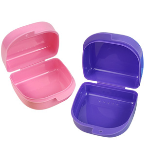 Boîte de rangement pour prothèses dentaires, en plastique, avec trous pour aligneurs dentaires, usage orthodontique, soins pour adultes - Product Image 4