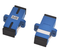 Adaptor Attenuator Serat Optik SC UPC Single Mode Simplex dengan Garansi 1 Tahun untuk FTTH/FTTB/FTTX