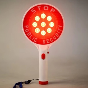 Cầm tay dừng dấu hiệu <span class=keywords><strong>Led</strong></span> đỏ nhấp nháy dấu hiệu cảnh báo giao thông tín hiệu ánh sáng - Product Image 4