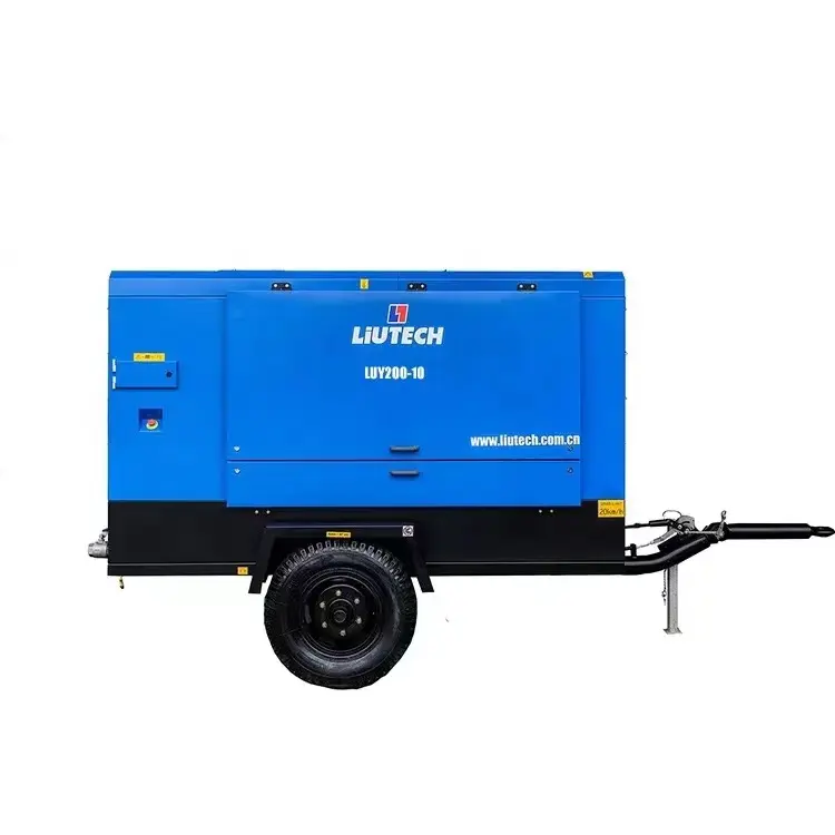 Liquech20Bar multifunctional portable air compressor outdoor equipment for mining and civil buildings 1200-1900 rpm 191kw