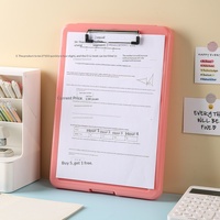 Carpeta de Archivo Multiusos KE'MU A4 de Plástico para Estudiantes, Portapapeles Multifuncional, Caja de Almacenamiento de Papel para Pruebas, Portátil