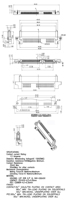 Conector SATA de montaje medio 7 + 15P 22 posiciones Hembra SMT tipo 14,7mm Altura Conector de alimentación SATA