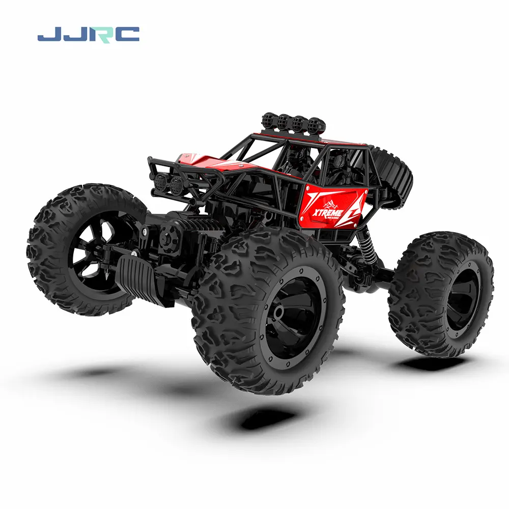 JJRCRCオフアロイロードカー4X4RCクライミングおもちゃロッククローラーキッズ4Wdラジコン電気オフロード車