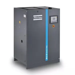 High quality Atlas air compressor GA22VSDiPM oil cooled permanent magnet frequency conversion air compressor 22kw