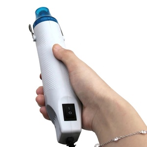 300W Power Mini 110V/220V Electric Soft <b>Ceramic</b> Hot Air Gun Handhold Air Shrink DIY Embossing Drying <b>Paint</b> Heat Tool - Product Image 1