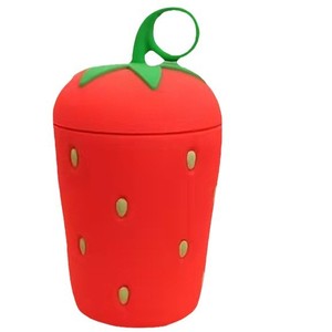 Taza de Vidrio Aislada de Doble Pared con Diseño Creativo Coreano de Fresa, con Asa, para Estudiantes, para Beber Jugo, Regalo - Product Image 1