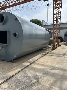 Silo de Almacenamiento de Polvo de Cal para Plantas de Procesamiento Químico con Alimentador de Tornillo Automático, Colector de Polvo y Sistema de Control de Nivel - Product Image 4