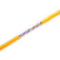 Cat6A UTP kabel jaringan 4 pasang tembaga atau CCA kabel LAN dalam ruangan dengan LSZH PVC jaket komunikasi