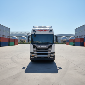 Camion <span class=keywords><strong>tracteur</strong></span> poids lourd GH450 6x2 d'<span class=keywords><strong>occasion</strong></span>, modèle 2018-2021, 450 CV, Euro 4, avec retardateur, transmission automatique, faible kilométrage - Vente chaude - Product Image 1