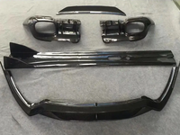 Pièces en carbone de style FERRI F12 DMC, lèvre avant, jupes latérales, diffuseur, spoiler, compatible avec les pièces automobiles F12, fibre de carbone pour F12