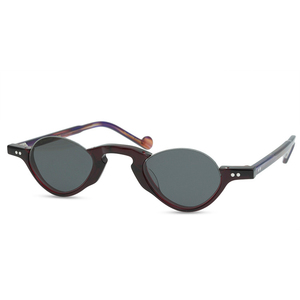 Gafas de sol de acetato, lentes de sol polarizadas vintage ovaladas prémium, diseño italiano, bajo <span class=keywords><strong>precio</strong></span> - Product Image 3