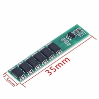 Carte de protection pour batterie lithium 18650 monocellulaire 12A 37V avec prise en charge de connexion parallèle