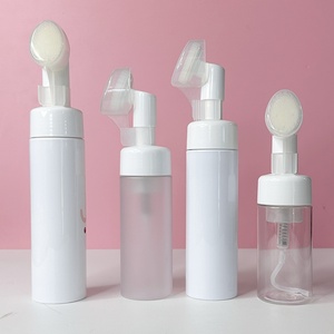 Empty Facial Foaming White Foam Cleanser <b>Bottles</b> <b>Pump</b> Foam <b>Bottle</b> and Lash <b>Bottle</b> Soap and Brush - Product Image 6