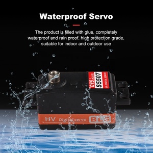 Quy mô 1/10 <span class=keywords><strong>RC</strong></span> drift xe tốc độ cao không chổi than kỹ thuật số servo-8 kgtorque 43g cấu hình thấp kim loại bánh răng Tương thích với đài phát thanh hệ thống - Product Image 6