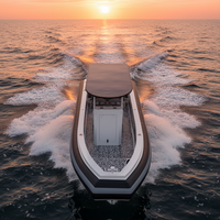 Perahu Karet Rigid Aluminium RIB 700 Foam 23ft untuk Memancing Dijual