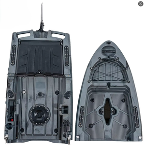 Kayak de pêche à pédales Yak Outdoors pour une personne, construction en HDPE rotomoulé, capacité de 100 kg, pour rivières - Product Image 3