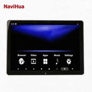 เครื่องเล่นวิดีโอติดพนักพิงศีรษะในรถยนต์ระบบสัมผัสหน้าจอแอนดรอยด์ Navihua จอภาพติดพนักพิงศีรษะ เครื่องเล่น MP5 จอ LCD สำหรับเบาะหลังรถยนต์ สำหรับรถยนต์ Tesla Series - Product Image 1