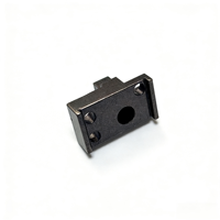 Gabarit de positionnement en aluminium usiné CNC sur mesure, anodisé noir, à rainures multiples, pour outil d'assemblage automatisé