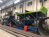 Petite usine portative mobile de mélangeur concret de tambour pour des projets de construction équipement concret Offre Spéciale de centrale de mélange