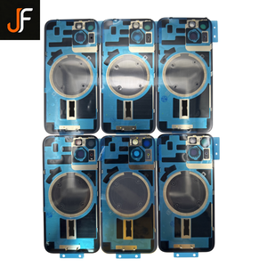 Carcasa Trasera de Vidrio con Diseño de Barra para <span class=keywords><strong>iPhone</strong></span> <span class=keywords><strong>14</strong></span>/<span class=keywords><strong>14</strong></span> <span class=keywords><strong>Plus</strong></span>, Repuesto de Chasis con Cubierta de Batería - Product Image 3