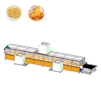 Línea de producción de fideos instantáneos totalmente automática-Frito, Cuadrado 100-120g, 200.000-250.000 paquetes/8h para exportadores
