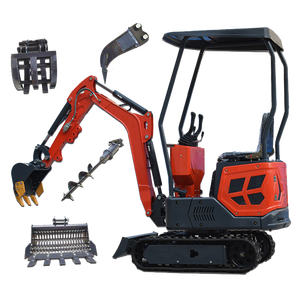 Mini-excavatrice populaire de 1,8 t sur chenilles avec godet de 0,06 m³ haute performance pour petits travaux de terrassement - Product Image 6