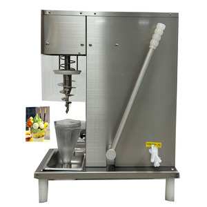 220V Gelato Machine New Swirl Ice Cream Blender Mixer para frutas congeladas para nueces Leche Chocolate Materia prima Helado Taladro - Product Image 4