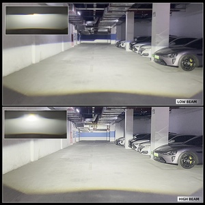 Sistema de Iluminación Automotriz de Repuesto, 12v 68w 6000k, Luz de Encendido Azul, Luz Diurna Blanca, Luz de Giro Amarilla, Faros Delanteros con Lente de Proyector LED de 3 Pulgadas - Product Image 5