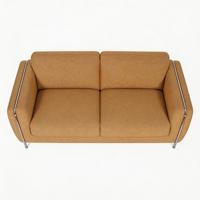 Fauteuil élégant de conception nouvelle, directement de l'usine, avec pieds en métal pour salon
