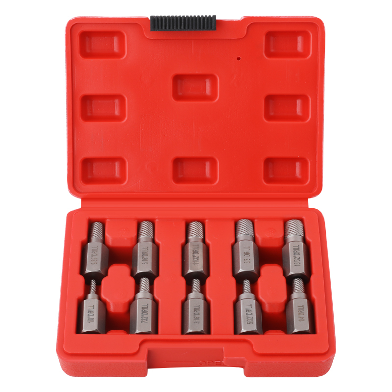Compact 10pc Screw Extractor Remover Bit