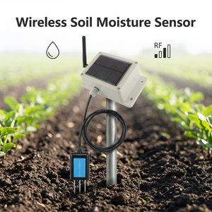 Kit inteligente de pruebas de suelo para agricultura, Analizador de sensor de humedad de energía solar y registrador de datos de humedad - Product Image 1