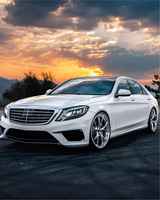 Jantes forgées de luxe multi-rayons monobloc, finition brossée chromée brillante ou mate, pour voitures particulières Mercedes-Benz S63 AMG W223 W213 W214