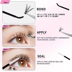 ชุดต่อ<span class=keywords><strong>ขนตา</strong></span>หนาแบบ DIY กระจุก<span class=keywords><strong>ขนตา</strong></span>ปลอมแบบ3D - Product Image 3