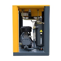 Compresseur d'air industriel à vis rotatif 50 CV 37 kW 173-240 CFM, robuste, refroidi par air, lubrifié, moteur silencieux certifié