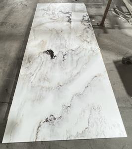 Vente en gros directe de panneau mural en <span class=keywords><strong>papier</strong></span> <span class=keywords><strong>peint</strong></span> 3d panneau mural en feuille de pvc uv marbre 3d - Product Image 5