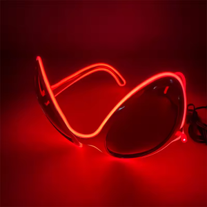 Fiesta de Halloween Gafas extraterrestres Fantasma Niños Adultos Festival Fiesta Decoración Luces LED Gafas brillantes - Product Image 4