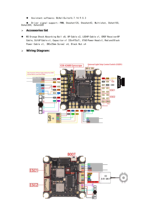 REDCHIP HAKRC F405 50A Stack 4-en-1 Contrôleur de vol F405 Stack 2-6S Compatibilité Drones FPV Prise en charge BF/INAV/PX4/APM