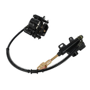 JFG Rear Foot Brake Clutch Folding Hydraulic Master Cylinders Pump Caliper Assembly Replacement for <strong>50cc</strong> 70cc 90cc 110cc <strong>ATV</strong> - Product Image 4