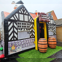 Château gonflable commercial personnalisé en PVC sur le thème de la taverne, pub gonflable, tente de fête gonflable pour une utilisation en extérieur et en intérieur