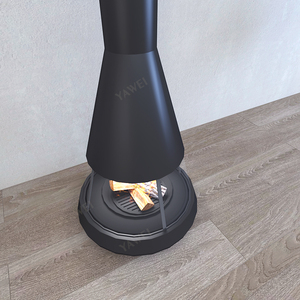 Perapian Gantung Bentuk Kerucut Modern Desain OEM/ODM untuk Hotel dan Vila Berbahan Logam - Product Image 3