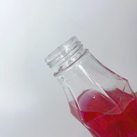 Ventes directes d'usine 350ml 400ml 500ml Bouteille de sauce piquante en verre vide avec couvercle Bouteille de sauce piquante Offre Spéciale en verre avec couvercle en métal