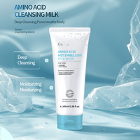 Nettoyant Visage en Crème Douce aux Acides Aminés, Centella et Huile de Moringa, Contrôle du Sébum, Hydratant, Parfum Floral pour Hommes et Femmes