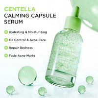 Sérum Visage en Capsules à l'Acide Succinique Formule Personnalisée Exfoliant Doux Éclaircissant Apaisant Cica pour Marques Établies