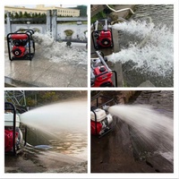 Pompe à eau portable auto-amorçante à moteur essence 5 CV haute pression pour secours d'urgence et lutte contre les incendies, pompe mobile portative OEM