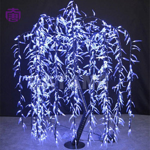 Guirlande lumineuse LED effet saule, branches souples, en plastique, étanche, pour décoration intérieure et extérieure, idéale pour hôtels, centres commerciaux, mariages - Product Image 4