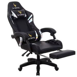 Silla Gamer de Cuero con Ruedas, Giratoria 360°, con Altavoces RGB, Tipo Cabina de Carreras, en Promoción con Muestra Gratis - Product Image 3