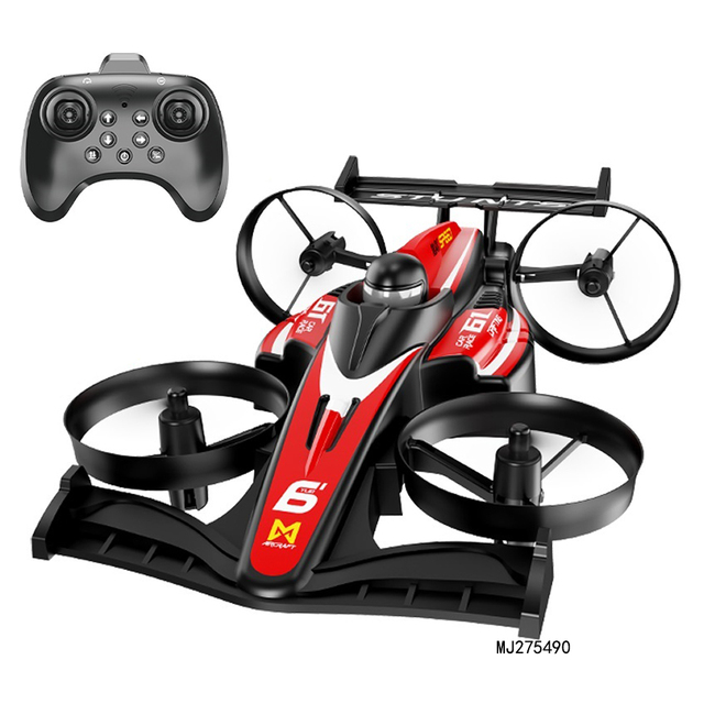 4WD Max Gravity Sensing Gyro RC Aircraft Remote Control Car 2-in-1 Transforming Vehicle 500mAh USB Charging Toy Gift