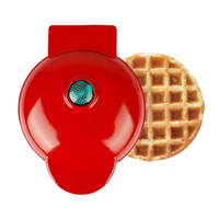 Appareil de cuisine intelligent : Mini gaufrier électrique à double face chauffante pour petit-déjeuner et desserts