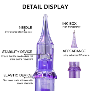 Agujas para Cartuchos de Tatuaje RUDAI, 20 Piezas, Tipo 01 03 05, Especificación <span class=keywords><strong>RL</strong></span> RS RM M1, Aguja para Tatuaje, Caja Esterilizada con Certificación CE - Product Image 4